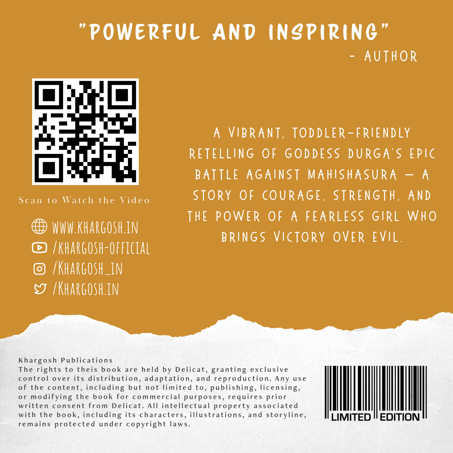 Durga, The Warrior Princess | Kids Storybook