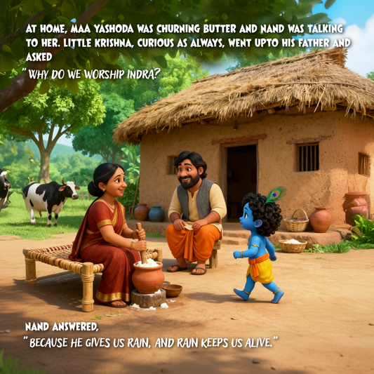 Govardhan Puja | A Krishna Story Kids | Storybook