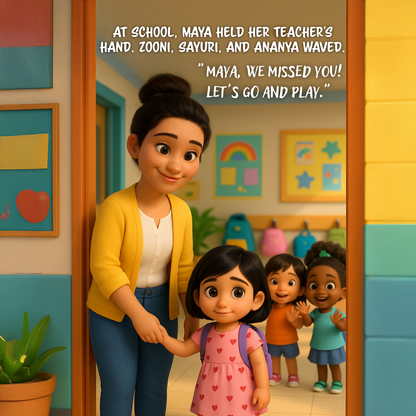 Maya Goes to School | Kids Storybook