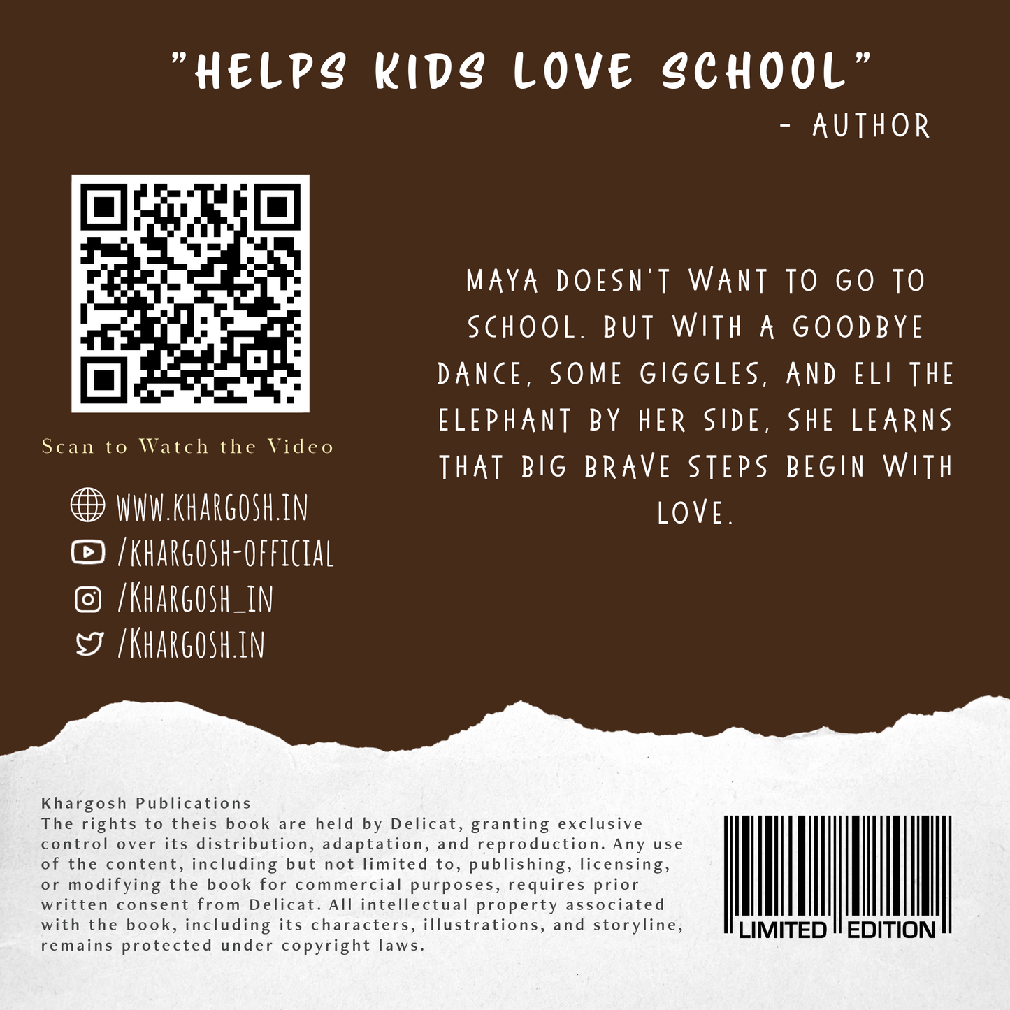 Maya Goes to School | Kids Storybook