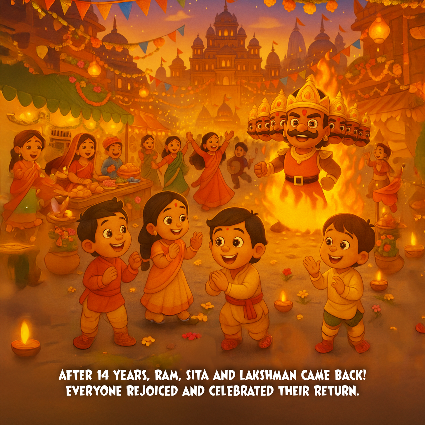 Pehli Diwali | Ramayan For Kids | Storybook
