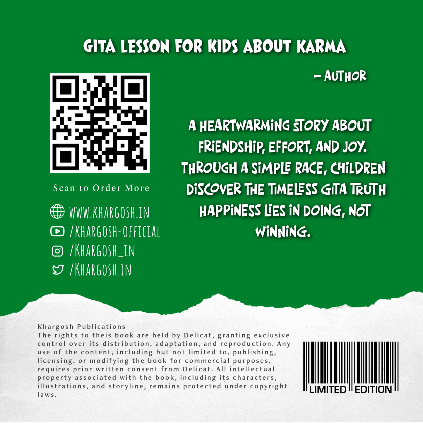 Always First | Learning Karma, The Gita Way | Storybook