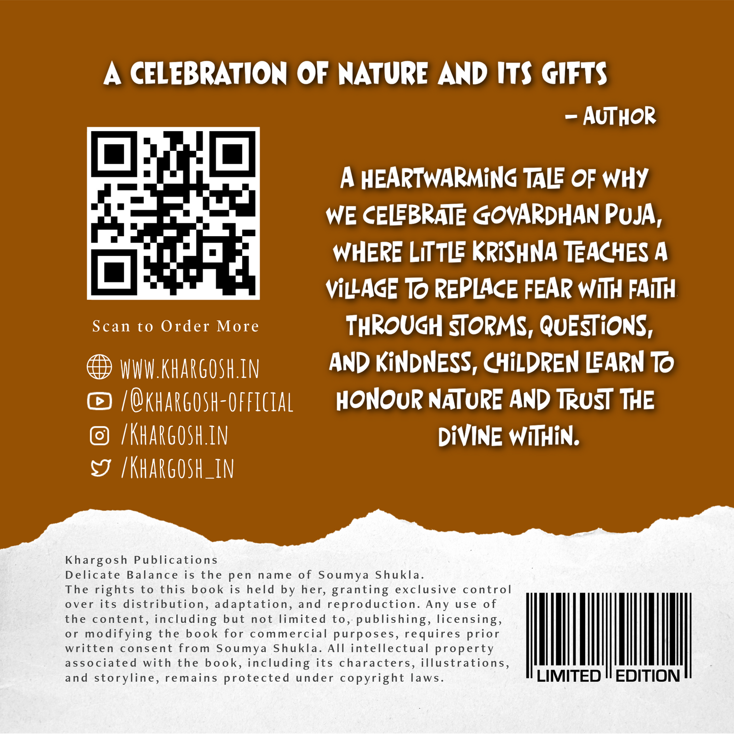 Govardhan Puja | A Krishna Story Kids | Storybook