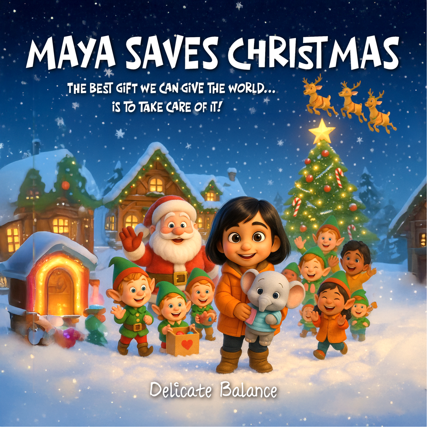 Maya Saves Christmas | Sustainable Living For Kids | Storybook