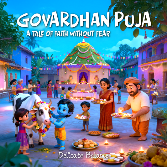 Govardhan Puja | A Krishna Story Kids | Storybook