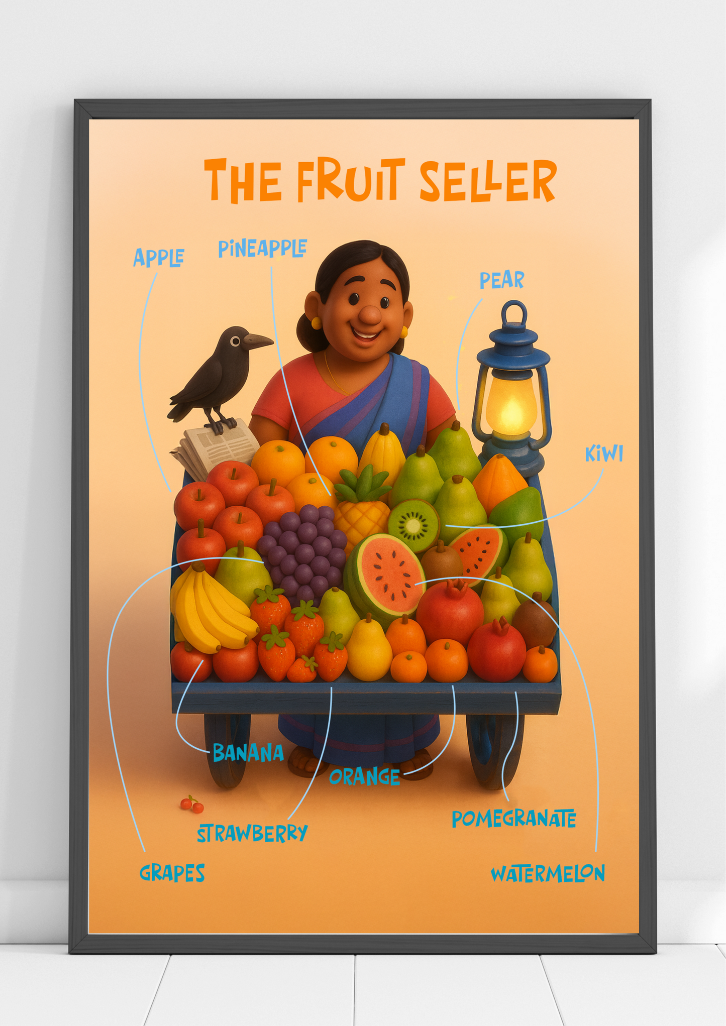 The Fruit Seller | Poster for Kids