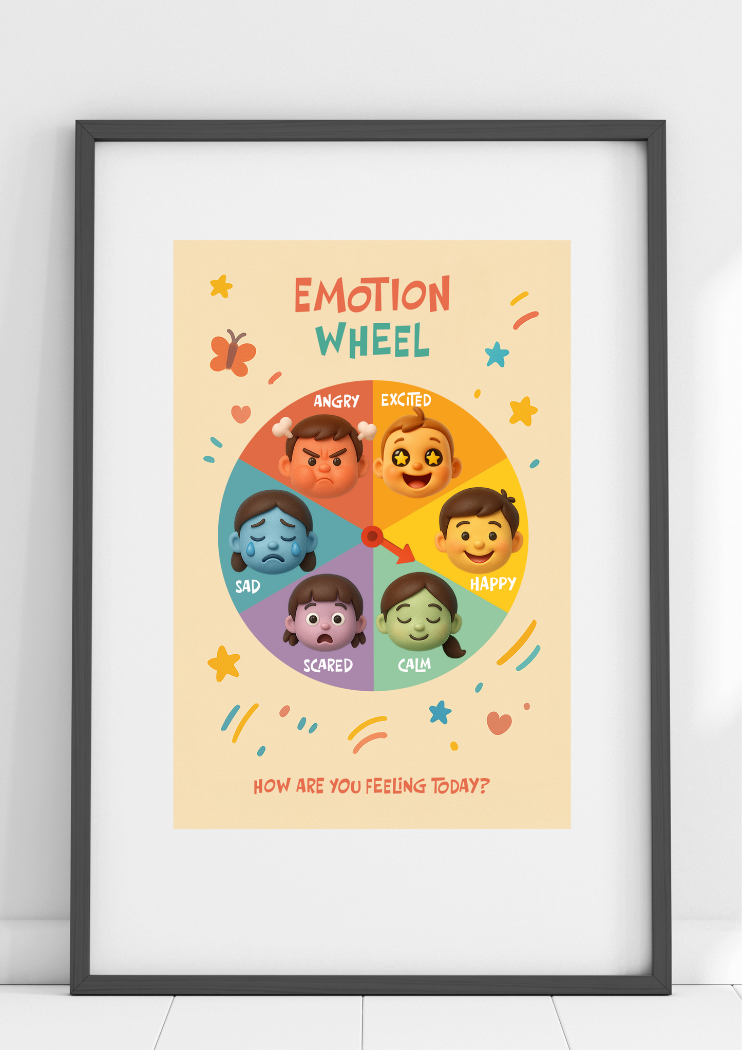 Emotion Wheel | Poster for Kids
